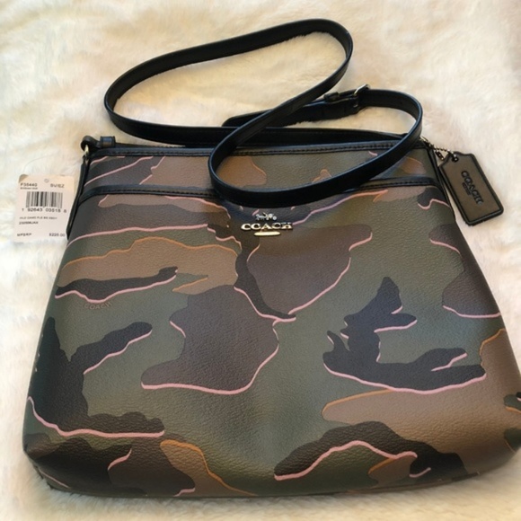 Coach Bags Coach Camo Print File Bag Crossbody Purse Poshmark